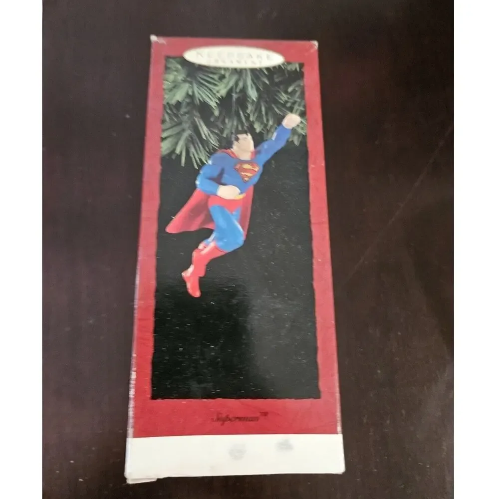 Vintage 1993 Hallmark Superman Superhero Keepsake Christmas Ornament w/Box